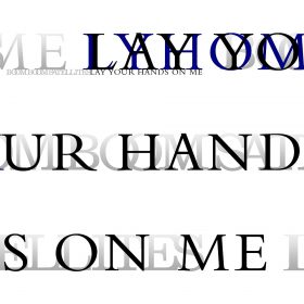 LAY YOUR HANDS ON ME_通常盤
