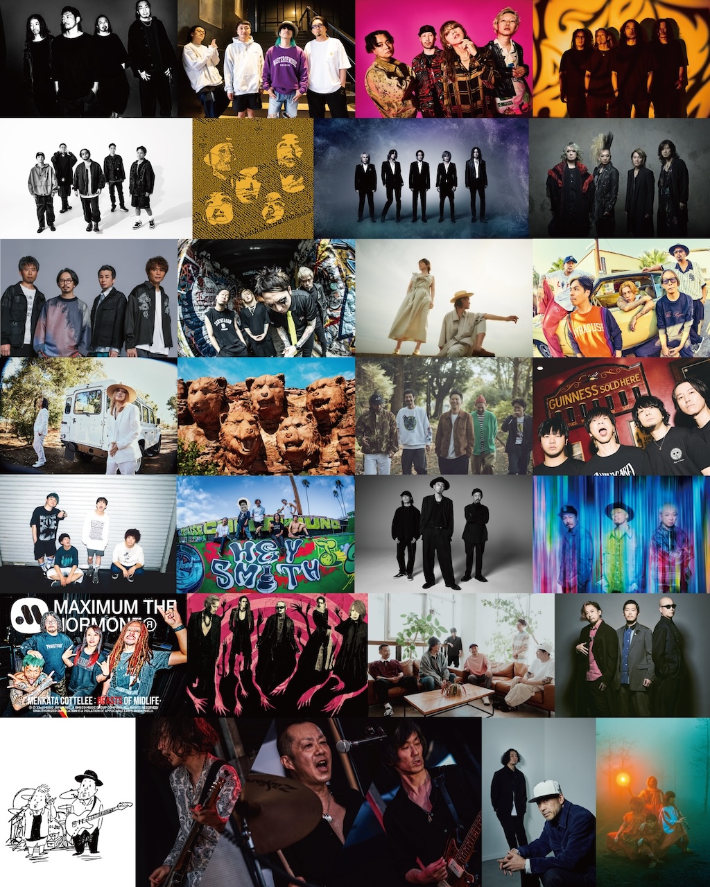 BRAHMAN「尽未来祭 2025」全出演者を発表！ 30年の真価を、ここ